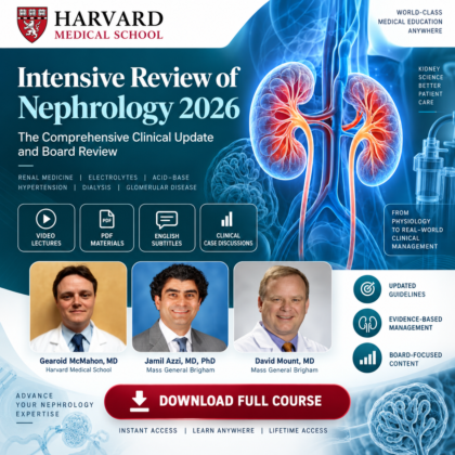 Harvard Intensive Review of Nephrology 2026