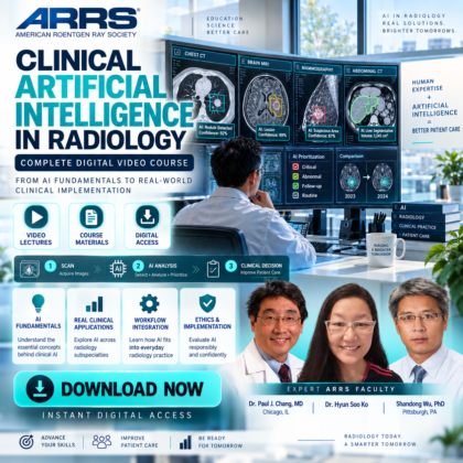 ARRS Clinical Artificial Intelligence in Radiology 2026